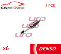 ZÜNDKERZE ZÜNDKERZEN DENSO PK20PR-P8 6PCS G FÜR ALFA ROMEO 166,156,164,GTV