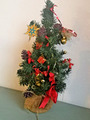 Künstlicher Tannenbaum 50cm Jutesack Christbaum Weihnachtsbaum Kunststoff klein