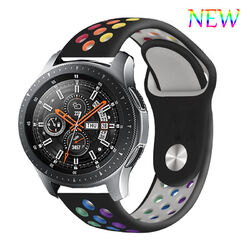 Armband für 22mm Samsung Galaxy Watch 3 46mm 45mm Gear S3 Frontier Silikon Sport