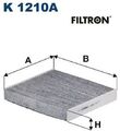 FILTRON K1210A Filter für Innenraumluft Innenraumfilter Filter Innenraum 