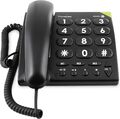 Doro 380001 PhoneEasy 311c Schnurgebundenes Großtastentelefon mit optischer Anru