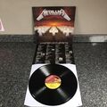 LP VINYL METALLICA MASTER OF PUPPETS MFN 60 UK 1. DRUCK ASTON CLINTON EX/EX