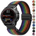 Für Garmin Fenix 3 6 6X Pro 5 5X Plus 7 7X Solar Quick Fit Magnet Nylon Armband