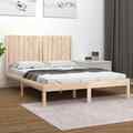 Massivholzbett Kiefer 140x200cm Holzbett Bettgestell Bett Doppelbett vidaXL