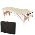 Massageliege 3 Zonen Massagetisch Massagebank klappbar mobile Therapieliege