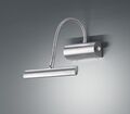 Funktionelle moderne Wandleuchte in Nickel LED Wand Wandlampe Leuchte Dimmer