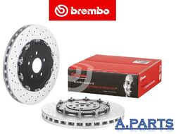 BREMBO 2X BREMSSCHEIBE Ø365mm FÜR VORDERACHSE AUDI QUATTRO RS4 A4 B7 