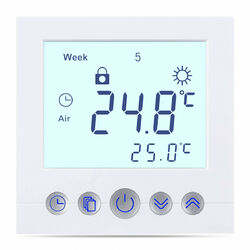 Digital Thermostat Raumthermostat Programmierbar FußBodenheizung (Wifi-Option)