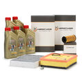 HIRSCHER Filterset + 5L CASTROL 5W30 Motoröl für BMW F20/21 F30-34 F32-36 N47