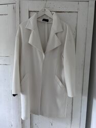 🧥 Jette Mantel Damen S, creme / weiß, Business