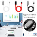 Usb 3.1 Auf 4K Hdmi Type-C Hd Tv Kabeladapter 2M Für Pc Telefon Laptop Imac** ∑