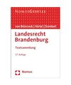 Landesrecht Brandenburg: Textsammlung - Rechtsstand: 15. August 2023