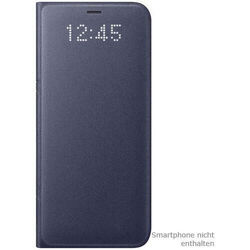 Samsung LED View Cover Galaxy S8 Handyhülle EF-NG950 Violett geöffnete OVP -36G