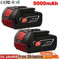 2X 18 Volt 5,0Ah Für Bosch BAT610G 18V Akku Ersatzakku GBA GSR GSB BAT618 BAT620