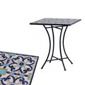 Mosaik Tisch Mosaiktisch Gartentisch Outdoortisch Bistrotisch Garten 61x61xH70cm