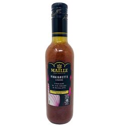 Maille Vinaigrette Salatdressing mit Rotweinessig und Zwiebeln 360 Milliliter