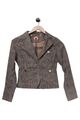 SUBLEVEL Damen Jacke Gr. S Grau Kariert Vintage Preppy