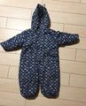 WINTER Baby Gr 80 / Schneeanzug / Overall Blau Autos 