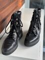 tods boots damen schnürstiefel schwarz gr 40