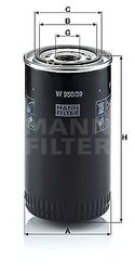 Ölfilter Motorölfilter Filter Mann-Filter W950/39 für BM Tractors Better 12->