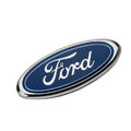 For Ford Fiesta 2008-2017 Badge 115MM x 45MM Blue Chrome Flat Badge