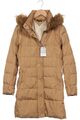 Tommy Hilfiger Mantel Damen Jacke Parka Gr. M Daunen Beige #8s28t9e