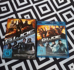 G.I.Joe Geheimauftrag Cobra DVD + G.I.Joe Die Abrechnung Blu Ray Extended Cut