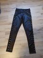 Leggings mit Nieten schwarz Gr.S