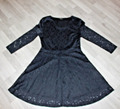     Damen Kleid / Spitzenkleid / Gr.38 / schwarz / elegant    