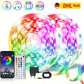 30m LED Stripe Bluetooth RGB Leiste Streifen BandLicht Leuchte Lichterkette DHL