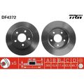 TRW 2X Bremsscheibe Hinterachse für Ford Mazda (changan)