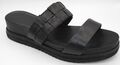 Damen Sandalen Tamaris Leder schwarz 40 41 Pantolette Neu 9203