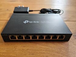 TP-Link TL-SG108E (8 Ports - 10/100/1000 RJ45) Easy Smart Managed Switch