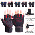 Fitness Handschuhe Halbfinger Trainingshandschuhe Handschuh Kraft Training MTB