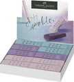 Faber-Castell Radierer RollOn Sparkle farbig sortiert Radiergummis - ein St ...