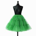 Petticoat Tüllrock Reifrock Tütü Ballettrock Unterrock Gr.34 bis 56 viele Farben