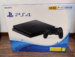 Sony PlayStation 4 Slim 500GB Spielkonsole NEU & VERSIEGELT - Schwarz CUH-2216A