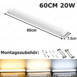 30/60/90/120/150 LED Wannenleuchte Deckenleuchte Feuchtraumlampe Werkstatt Röhre