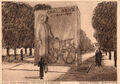 AK Mannheim Festpostkarte Enthüllung Carl Benz-Denkmal 1933 Stempel (Nr. 1484)