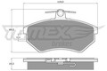 TOMEX Brakes Bremsbelagsatz, Scheibenbremse TX 10-11 für AUDI SEAT VW