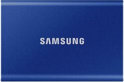 SSD Samsung Portable T7 500 GB USB-C Blau bis zu 1050 MB/s