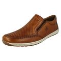 Herren Rieker Slipper Stil Schuhe '08868'