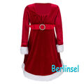 Festtagskleid rot NEU! Gr. 98-164 Kleid Weihnachtskleid Mädchenkleid Geschenk