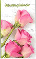 Geburtstagskalender immerwährend Taschenkalender Buchkalender Blumen