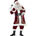 8 Stück Weihnachtsmann Nikolaus Kostüm Santa Claus Flanell Anzug Santakostüm 