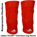 Adidas Techfit Knieschoner Knie-Bandage Knieschützer Basketball Volleyball rot