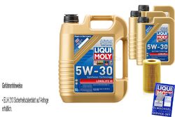 INSPEKTIONSKIT FILTER LIQUI MOLY ÖL 8L 5W-30 für Audi A5 Cabriolet 8F7 S5