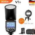 Godox V1S TTL HSS 1/8000s Speedlite rundem Flash mit Blitzhalter ür Sony