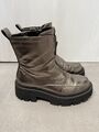 Tamaris Metallic Boot Gr.38 Mit Reißverschluss 