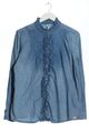 QS BY S.OLIVER Langarmhemd Damen Gr. DE 42 blau Casual-Look